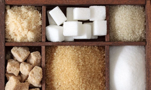 10107188   various kinds of sugar in wooden box jpeg