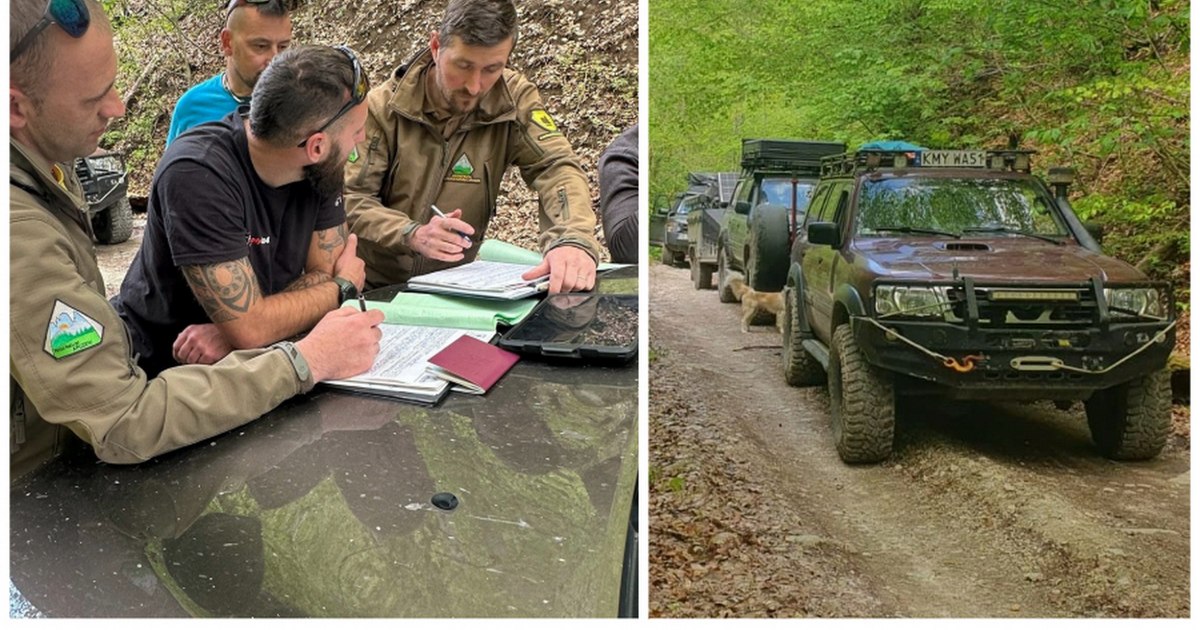 Caz revoltător în Parcul Natural Apuseni. Polonezi prinşi cu 22 de maşini într-un raliu off-road clandestin FOTO