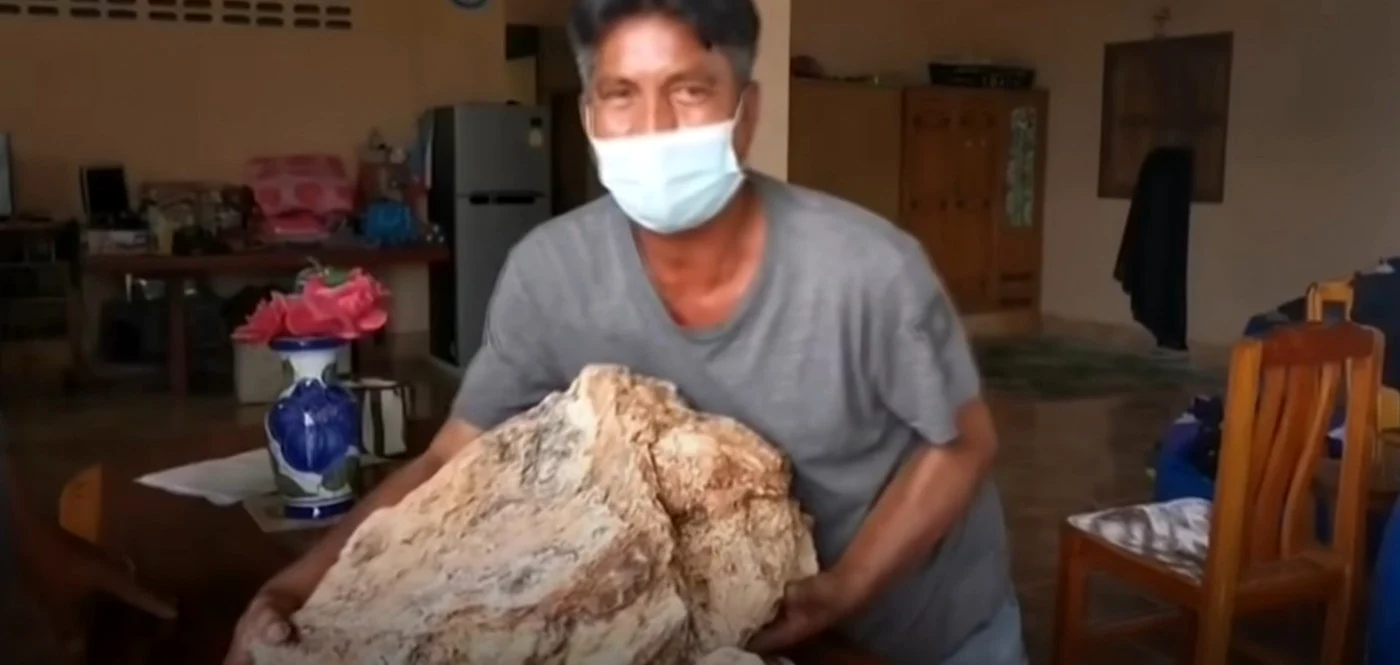 Un pescar din Thailanda a scăpat de sărăcie după ce a făcut o descoperire de un milion de lire sterline Captură VIDEO