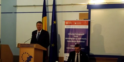 Klaus Iohannis la Cluj-Napoca. FOTO remus florescu 
