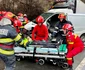 Accident cu patru victime printre care o copilă de 2 ani pe Valea Oltului la ieșire din Boița Sibiu Foto ISU Sibiu jpeg