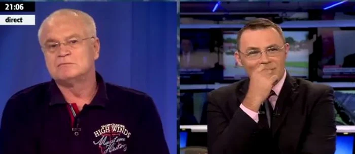 
    Nicolicea a fost dat afară din emisiune după o convorbire cu Moise GuranFoto: captură DIGI24  