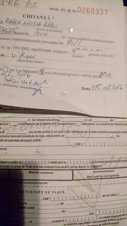 Mircea Badea a plătit pe loc amenda de 210 lei