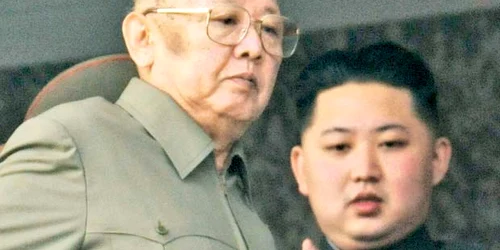 Kim Jong Il şi fiul său, Kim Jong Un 