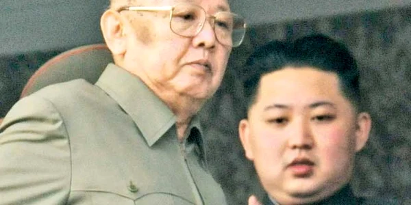 Kim Jong Il şi fiul său, Kim Jong Un 