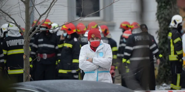 Incendiu la Spitalul Matei Balş din Bucureşti. FOTO Mediafax/Andreea Alexandru