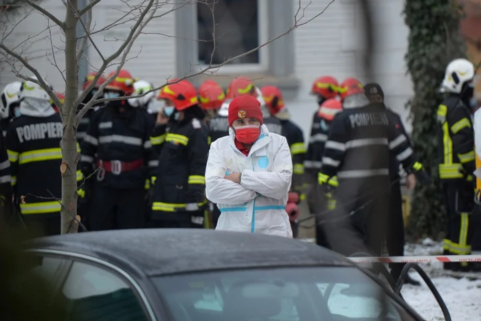 Incendiu la Spitalul Matei Balş din Bucureşti. FOTO Mediafax/Andreea Alexandru