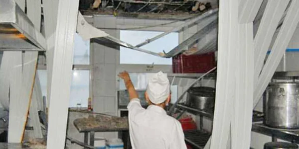 Angajaţii spitalului au scăpat doar cu o sperietură zdravănă