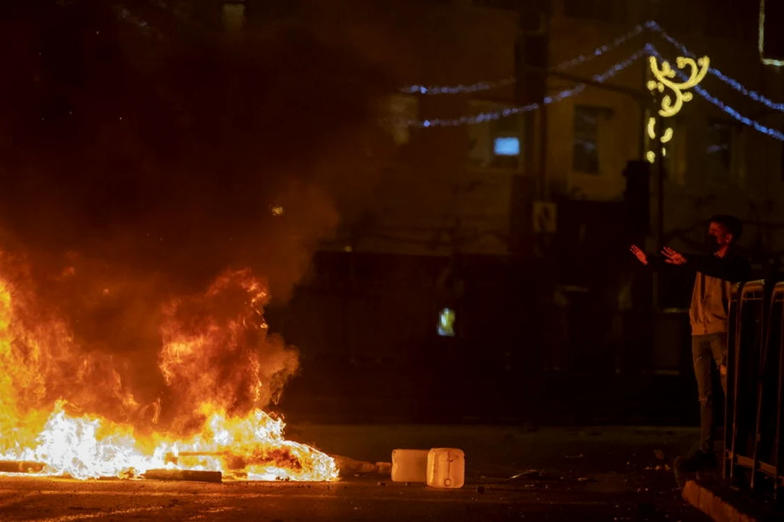 Ciocniri între tineri israelieni şi arabi la Ierusalim FOTO EPA-EFE