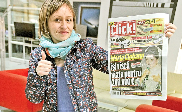 Adina Drăgan a câştigat 300 de lei la Click!MANIA