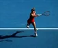 Simona Halep în meciul din semifinale contra nemţooaicei Angelique Kerber în timpul turneului Australian Open 2018 pe Melbourne Park în Melbourne Australia FOTO Guliver / Getty Images / Cameron Spencer