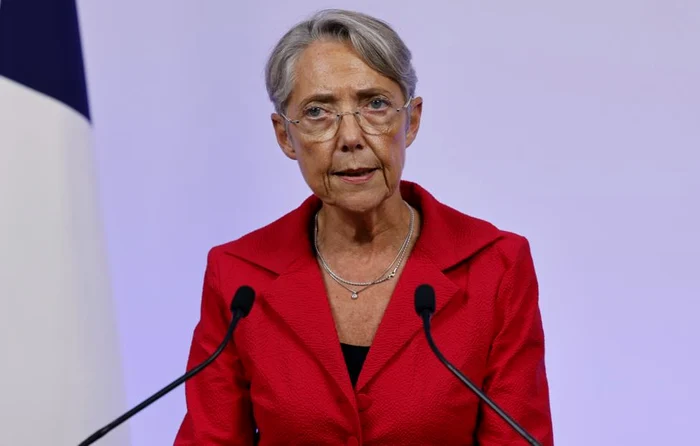Prim-ministrul francez Elisabeth Borne. Foto: EPA-EFE