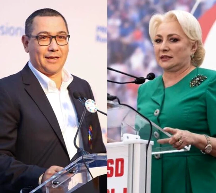 
    Victor Ponta şi Viorica Dăncilă sunt iar la cuţitefoto: Colaj Click!  