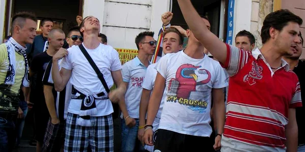 Protest al suporterilor U Cluj
