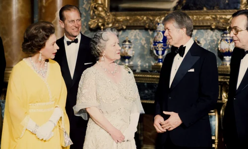Jimmy Carter, Regina mamă, Regina Elisabeta, Profimedia (1) jpg