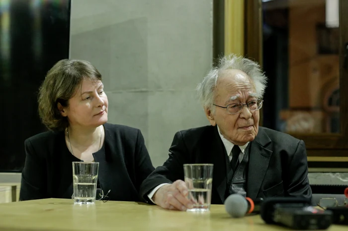 Mihai Şora s-a căsătorit cu Luiza Palanciuc la vârsta de 98 de ani / foto: INQUAM, George Călin