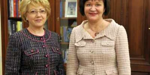 Ulla Väistö a venit într-o vizită la Sibiu cu ocazia expoziţiei organizate la Muzeul Brukenthal