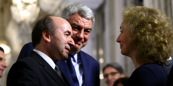 Mihai Tudose Tudorel Toader - depunere jurământ miniştri noi - 23 feb 2017 / FOTO David Muntean