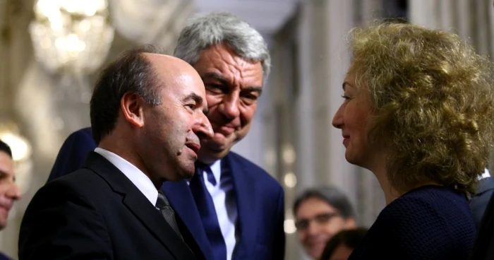 Mihai Tudose Tudorel Toader - depunere jurământ miniştri noi - 23 feb 2017 / FOTO David Muntean