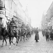 Austro Hungarian cavalry entering Bucharest, 6 December 1916 jpg