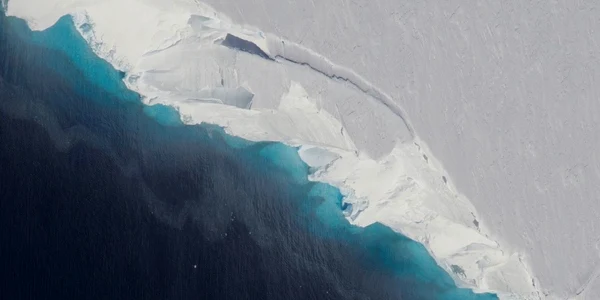 Ghețarul Thwaites este situat în Antarctica de Vest jpg