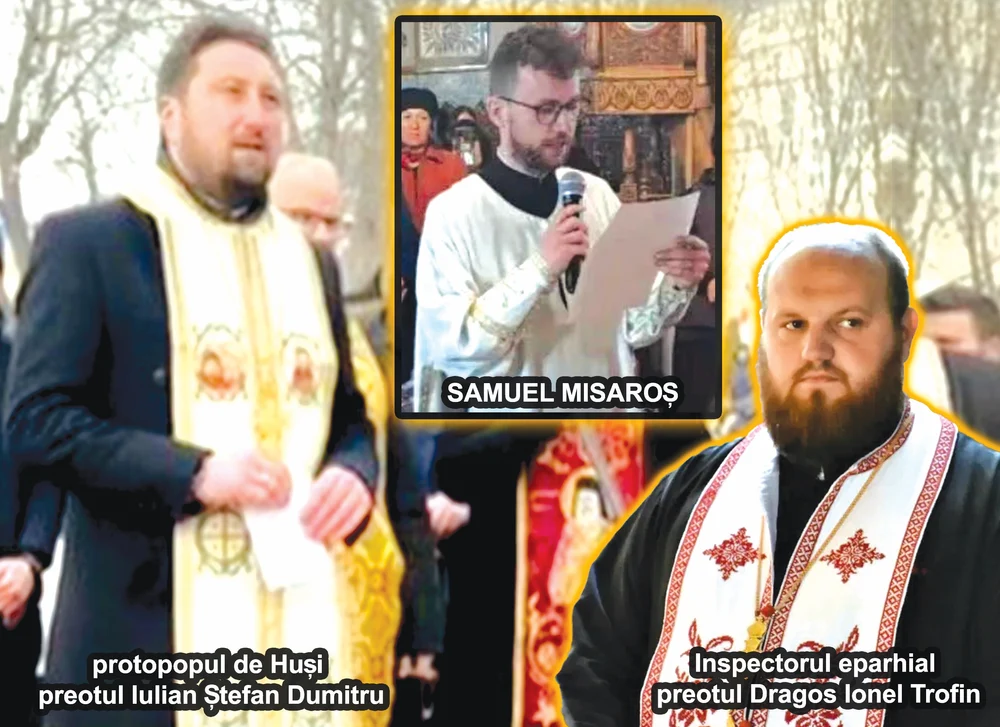 Preotul care declara că l-ar bate pe filologul Adrian Papahagi a recidivat. Inspectorii Episcopiei Hușilor, veniţi în control, ținuți la poartă și înjuriați