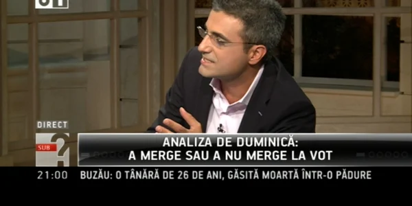Robert Turcescu realizează emisiunea „Sub semnul întrebării“ la B1 TV