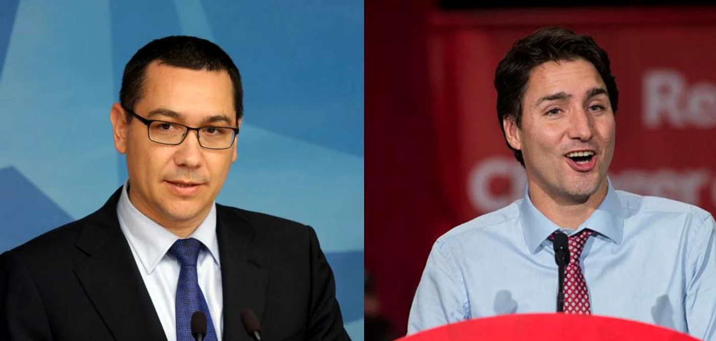 
    Victor Ponta are o atitudine complet diferită de cea a lui Justin Trudeau, în raport cu presaFoto: Click!/AFP  