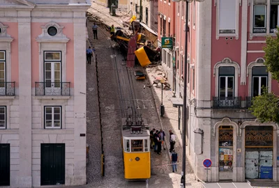 Funicular Lisabona FOTO Profimedia