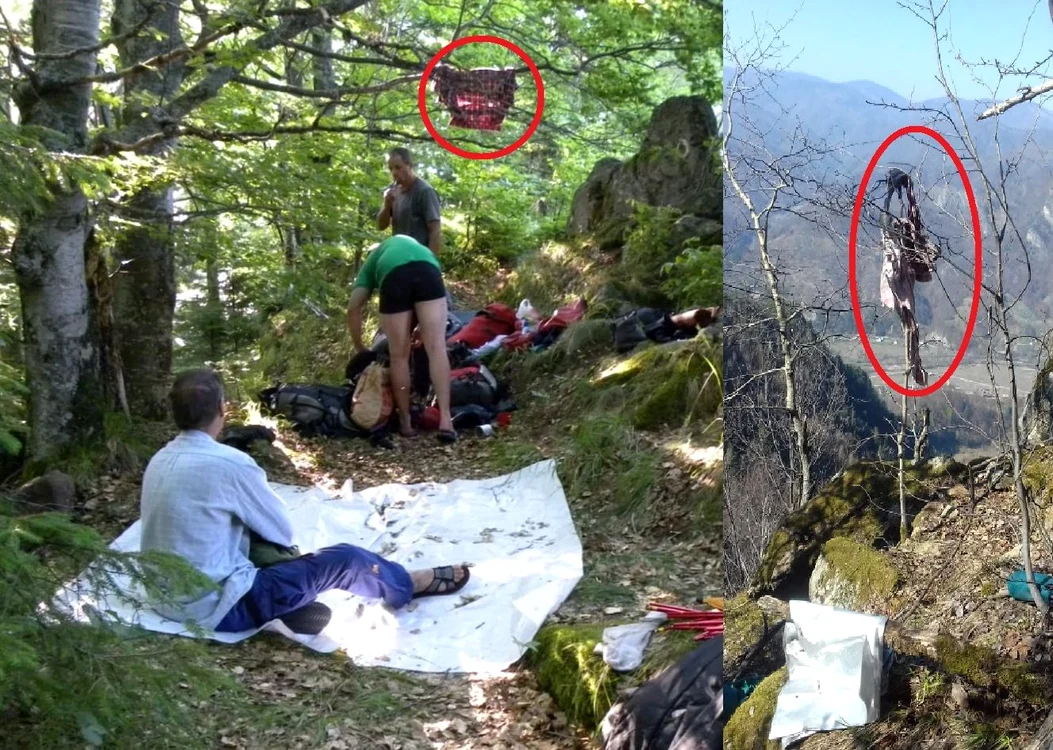 Cămașa pusă de turiști la uscat acum aproape 9 ani a fost găsită în apropierea echipamentului abandonat