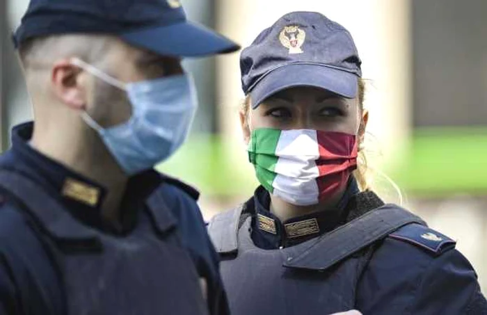 coronavirus italia steag politie FOTO EPA-EFE