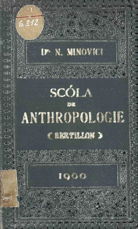 Dr. Nicolae Minovici – directorul Școlii de antropometrie din București (© Muzeul Nicolae Minovici)