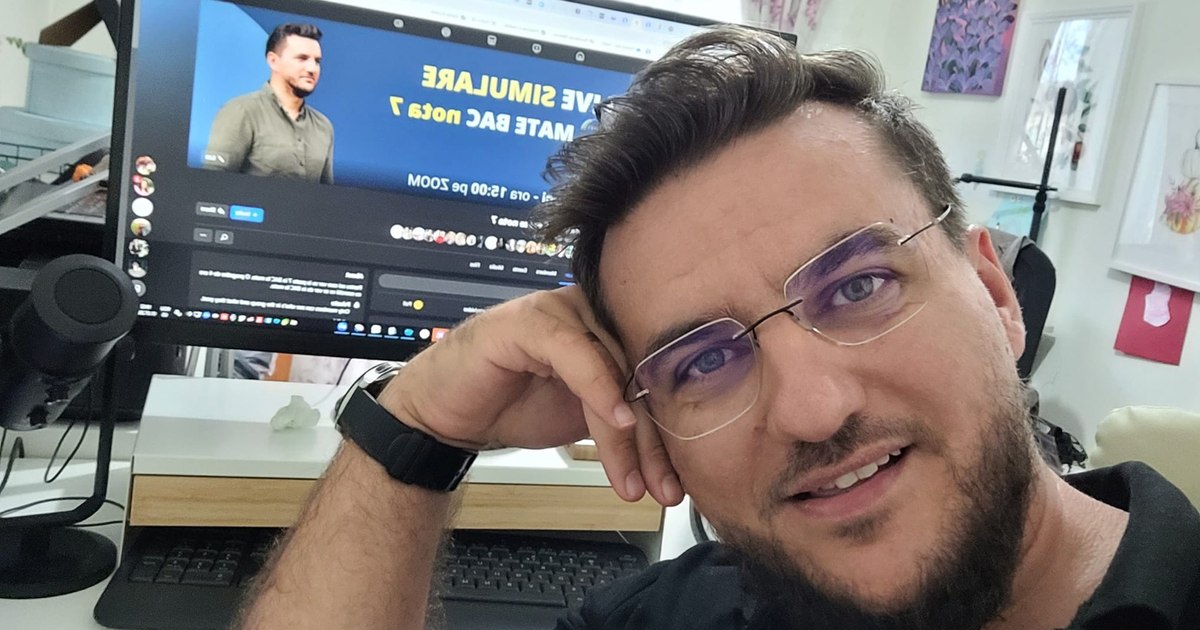 Inginerul care a ajutat mii de elevi să ia Bac-ul, oferă acum meditații gratuite și pentru Evaluarea Națională. „Este doar primul pas”