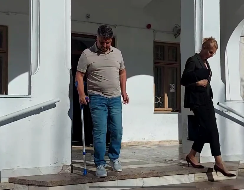 Ilie Constantin, la Judecătoria Mangalia FOTO Antonia Ispas