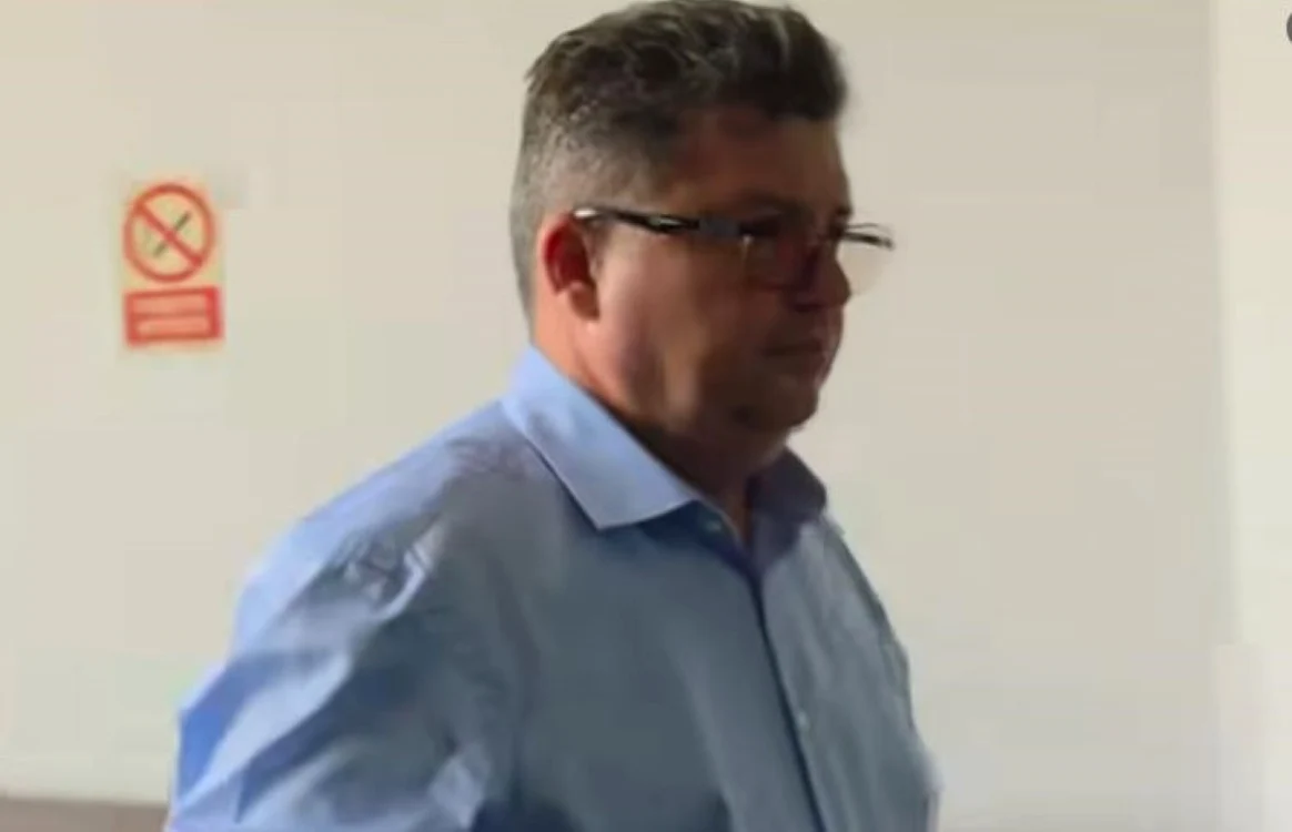 Mihai Savin a fost plasat sub control judiciar. FOTO: captură video