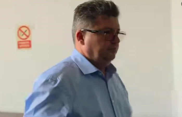 Mihai Savin a fost plasat sub control judiciar. FOTO: captură video