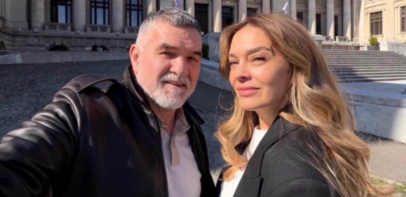 Leonard Doroftei, alături de soția lui, Monica foto: Facebook 
