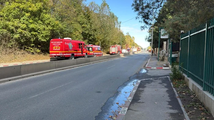 Incendiu în Pipera din cauza unei scurgeri de gaz / Sursa foto: Antena 3 CNN