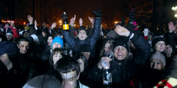 Revelion în Piața Victoriei