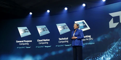 Lisa Su la evenimentul Data Center and AI Technology Premiere FOTO AMD JPG