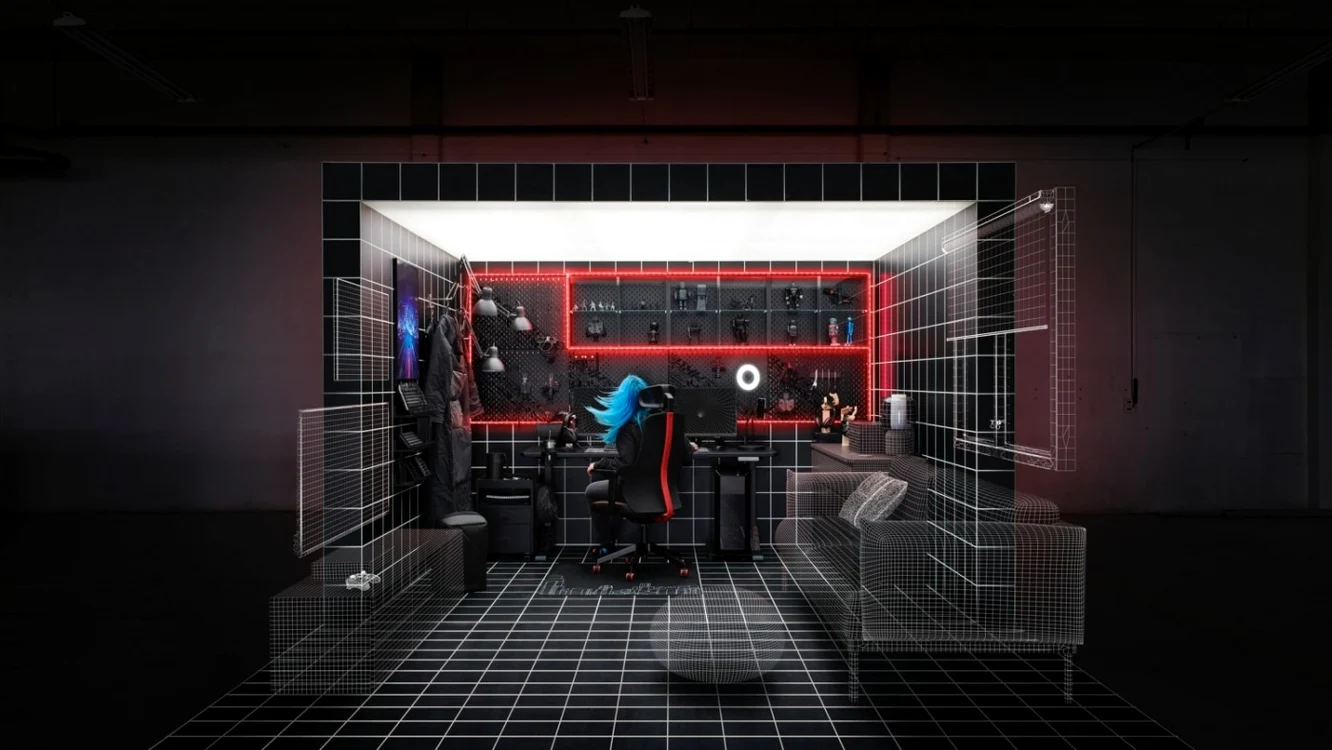 Mobilier pentru gameri creat de IKEA şi ASUS ROG