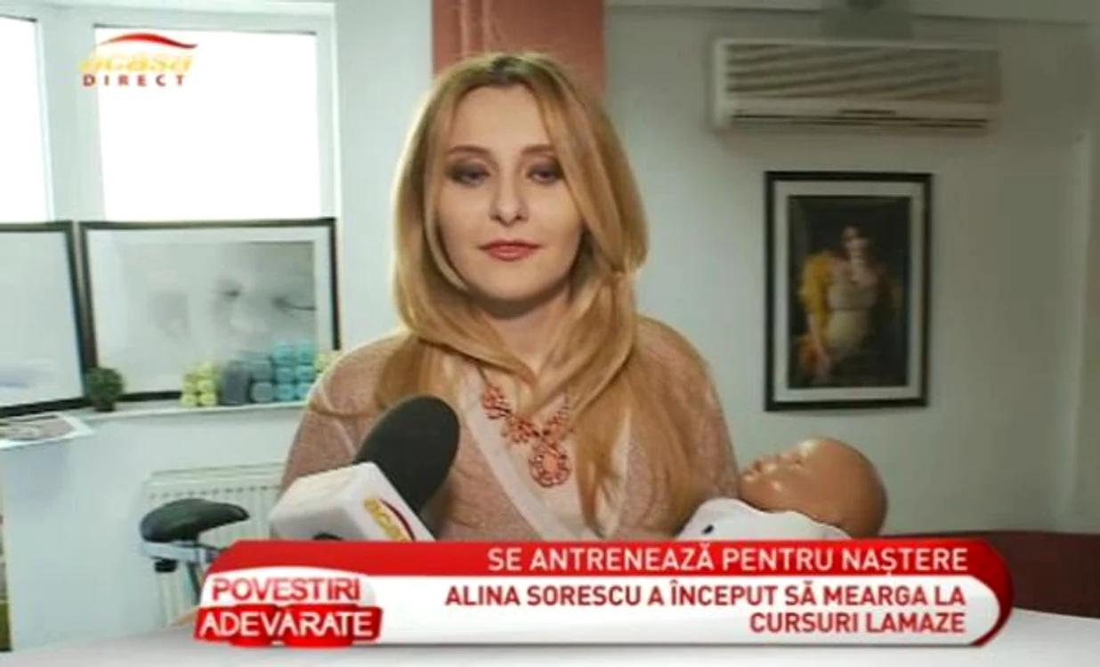 Alina Sorescu vrea să nască natural
