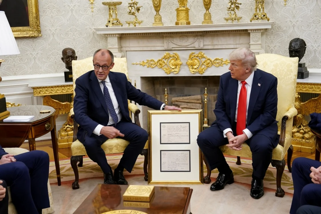 Friedrich Merz și Donald Trump/FOTO: EPA-EFE