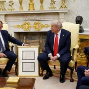 Donald Trump Friedrich Merz Biroul Oval 5FOTO EPA EFE jpg