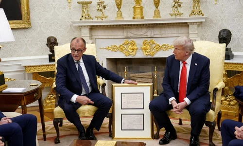 Donald Trump Friedrich Merz Biroul Oval 5FOTO EPA EFE jpg