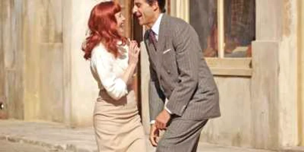 Actorii Vera Farmiga şi Mark Strong, la filmări