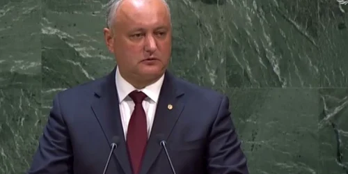Igor Dodon la ONU