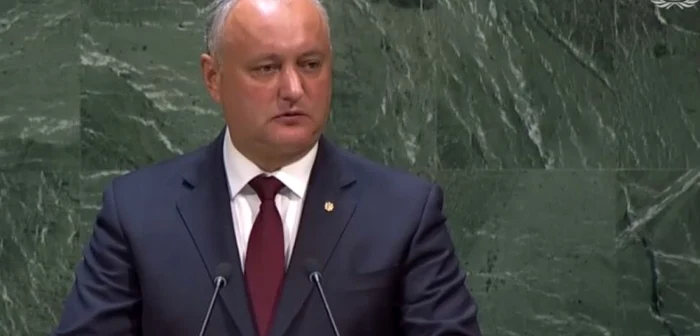 Igor Dodon la ONU