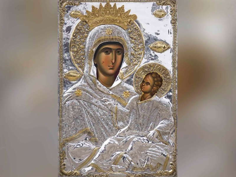 Icoana Maicii Domnului „Înjunghiata“. Originea acestei imagini unice a Fecioarei Maria rănite, cu pruncul în brațe