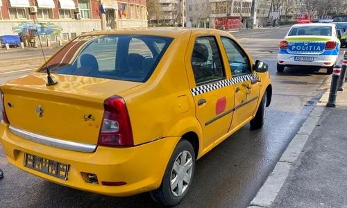taxi neautorizat oprit de politie jpeg